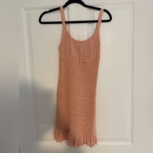 Abercrombie & Fitch Floral Coral Smocked Dress